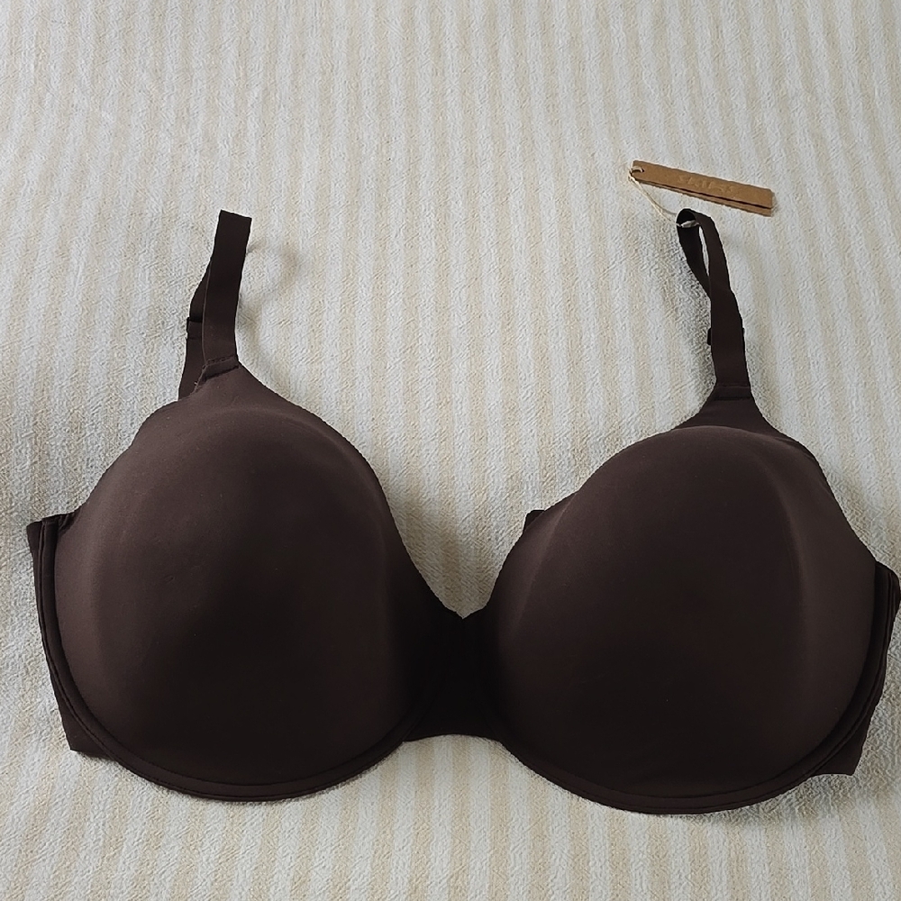 SKIMS Fits Everybody T-shirt Demi Bra Size:40H Expresso
